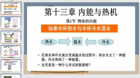 13-1 物体的内能（26页）九年级物理上学期课件（沪科版）