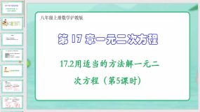 17-2用适当的方法解一元二次方程（第5课时）（课件）（31页）八年级上册数学沪教版