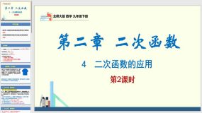 2-4二次函数的应用第2课时（课件）（21页）2023-2024学年九年级数学下册（北师大版）