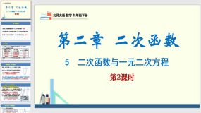 2-5二次函数与一元二次方程第2课时（课件）（21页）2023-2024学年九年级数学下册（北师大版）