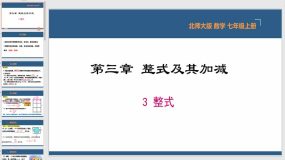 3-3 整式（24页）七年级数学上册课件（北师大版）