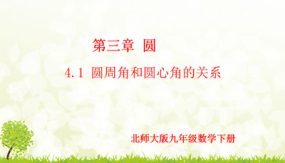 3-4-1 圆周角和圆心角的关系（第1课时）（课件）（23张）九年级数学下册（北师大版）