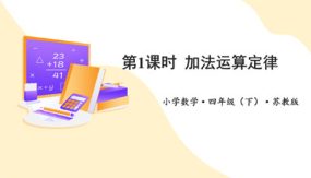 6-1 加法运算定律（教学课件）（24张）四年级数学下册（苏教版）