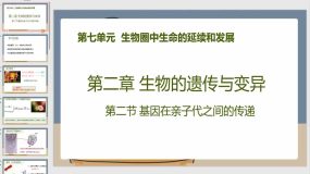 7-2-2 基因在亲子代间的传递（21页）八年级生物下册教学课件（人教版）