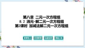 8-2-2 消元-解二元一次方程组（第2课时）（教学课件）（28张）七年级数学下册（人教版）