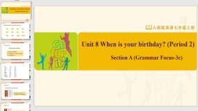 8-2[教学课件]Unit8 When is your birthday？（Period2）（35页）