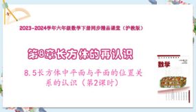 8-5长方体中平面与平面的位置关系的认识（第2课时）21张（教学课件）六年级数学下册（沪教版）