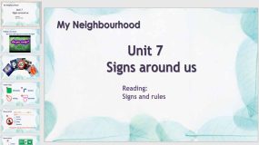 Unit 7 Signs around us Period 2（课件）（20页）七年级英语上册（牛津上海版）