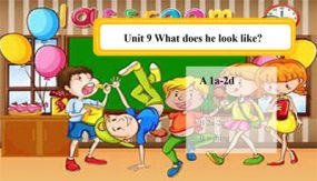 人教版七年级下册英语Unit 9 What does he look like 1a-2d（24张）