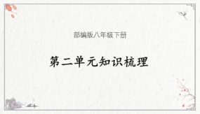 第二单元知识梳理（28张）2023-2024学年八年级语文下册知识梳理与能力训练（部编版）