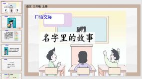 口语交际：名字里的故事 课件（17页）语文三年级上册（统编版）