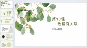 第13课 数据有关联（课件）四年级上册信息技术浙教版（21页）