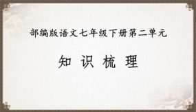 第二单元【知识梳理】（39张）2023-2024学年七年级语文下册知识梳理与能力训练（部编版）