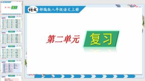 第二单元（复习课件）（35页）八年级语文上册（统编版）