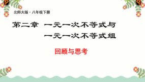 第二章 一元一次不等式和一元一次不等式组（回顾与思考）（33张）八年级数学下册(北师大版)