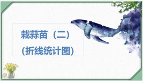 第六单元 3 栽蒜苗（二）（折线统计图）（课件）（24张）四年级数学下册（北师大版）