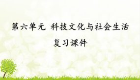 第六单元 科技文化与社会生活 复习课件（20张）部编版历史八年级下册