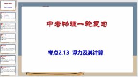 考点2-13 浮力及其计算（课件）（89页）中考物理一轮复习（全国通用）