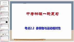 考点2-2 参照物与运动相对性（课件）（62页）中考物理一轮复习（全国通用）