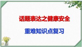 话题表达之健康按全（17张）中考英语一轮复习语法知识课件(通用版)