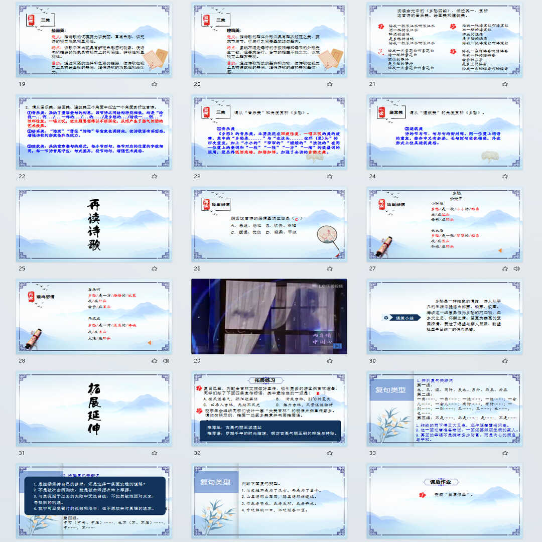 《乡愁》PPT课件21套九年级语文上册第四课PPT课件