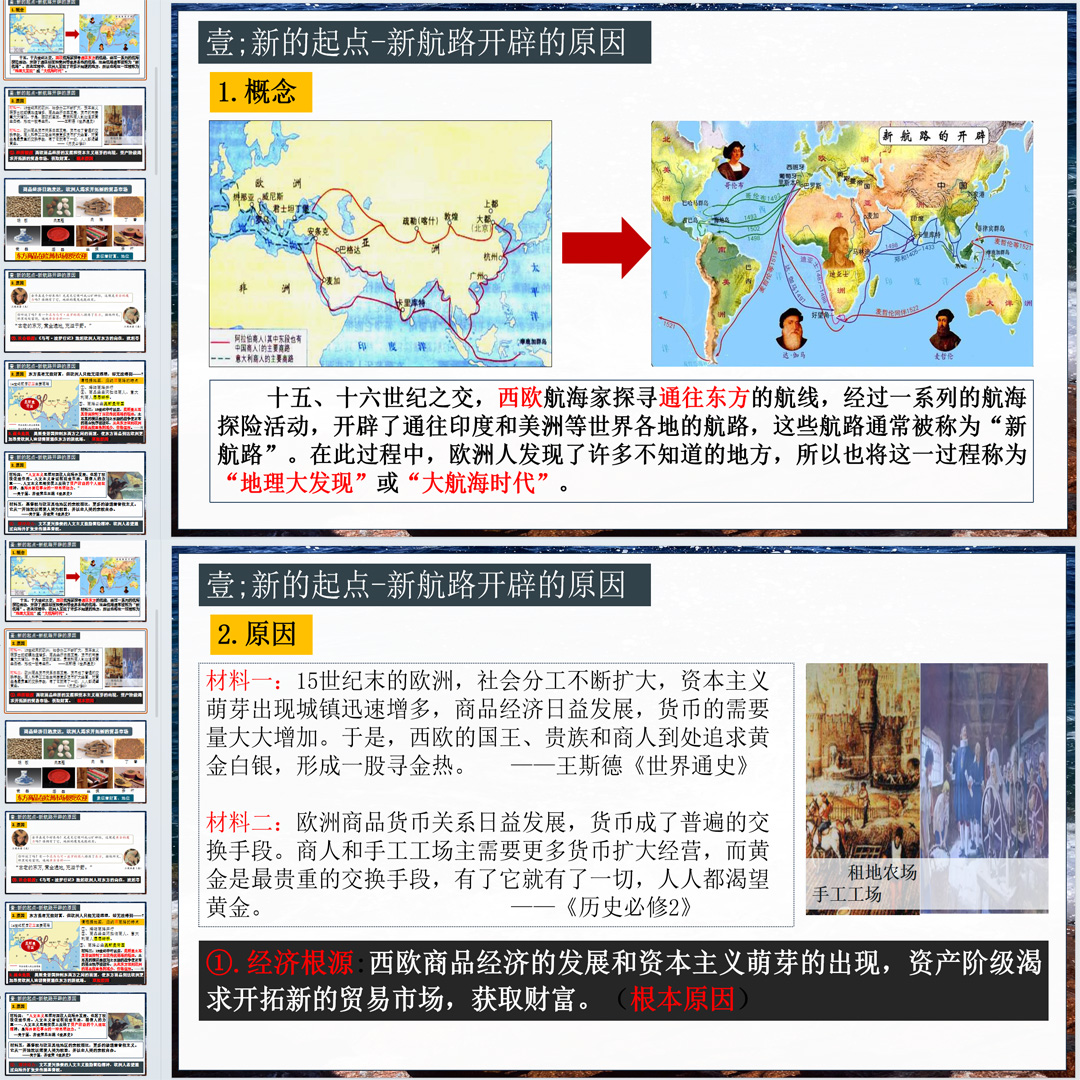 《探寻新航路》PPT课件精品课初中九年级上册历史第15课教学课件