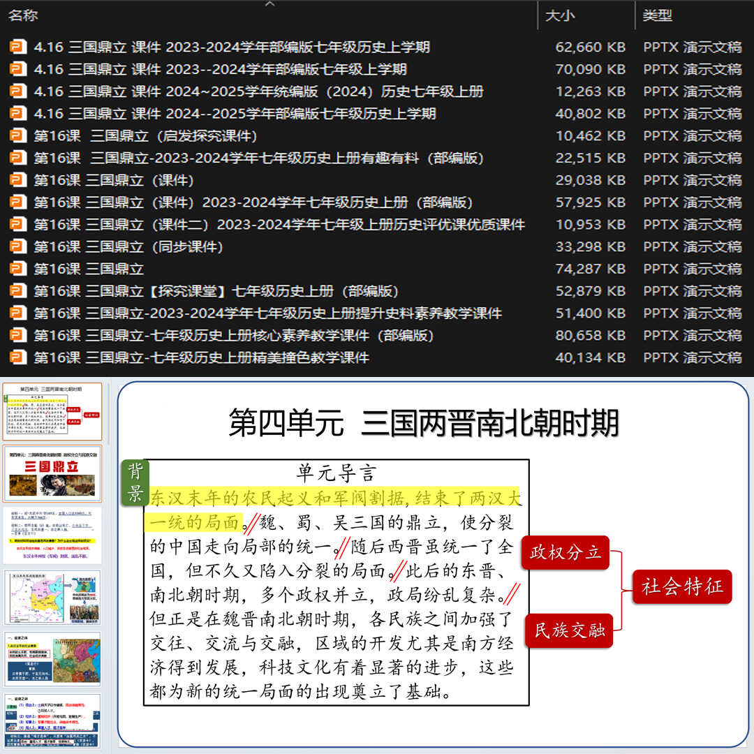 《 三国鼎立》PPT课件15套初中七年级上册历史第十六课教学课件