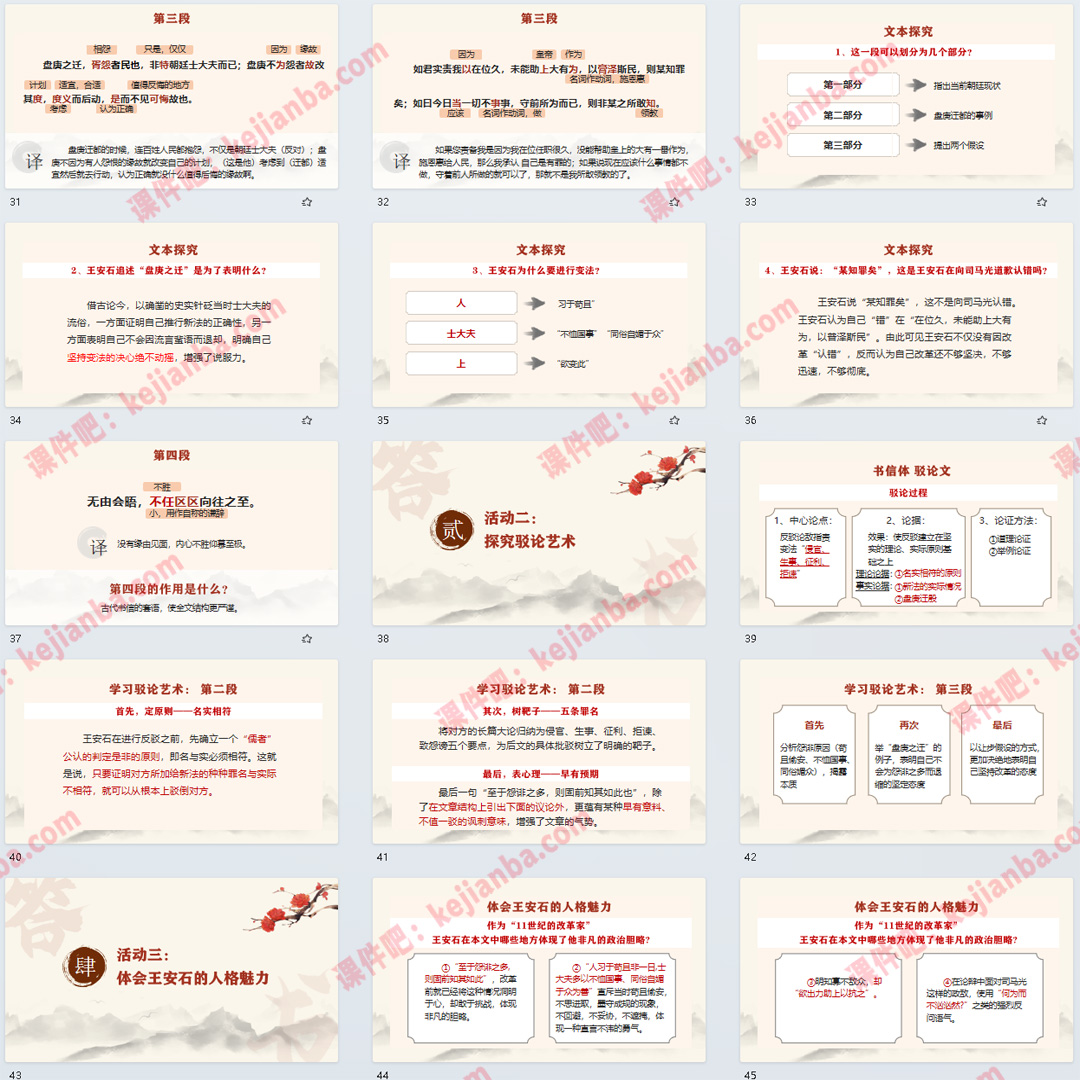 《答司马谏议书》PPT课件精品课高一语文必修下册第15课教学课件