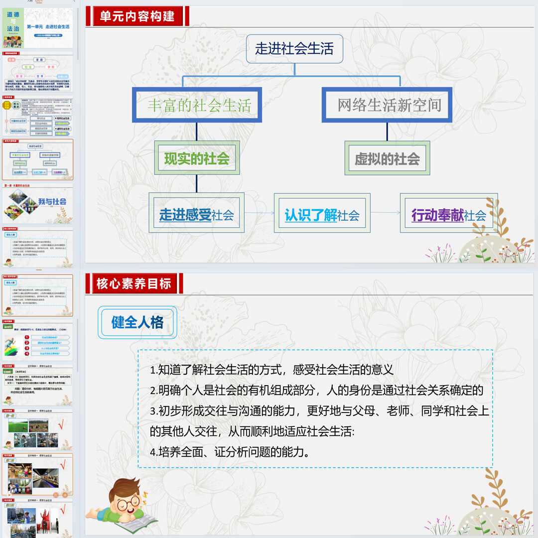 《我与社会》PPT课件4套初中八年级上册道法第一课第1节教学课件