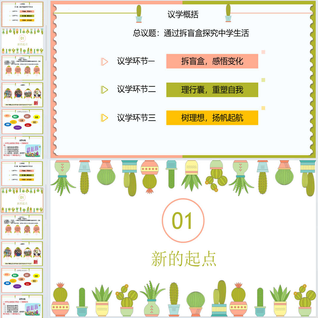 《中学序曲》PPT课件7套初中七年级上册道法第一课课件PPT