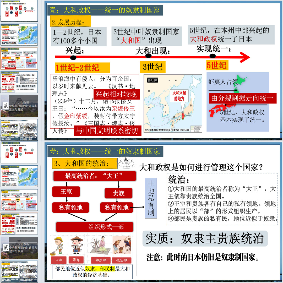 《古代日本》PPT课件公开课初中九年级上册历史第11课教学课件