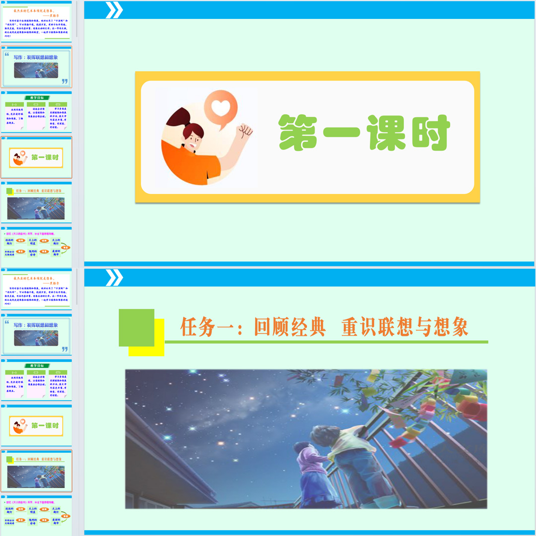 写作《发挥联想和想》课件ppt初中七年级上册语文第6单元写作指导
