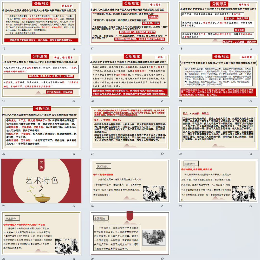 《党费》PPT课件9套高二语文选择性必修中册第8课教学课件