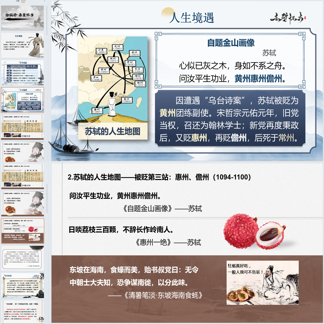 《念奴娇·赤壁怀古》PPT课件公开课高一语文必修上册第9课教学