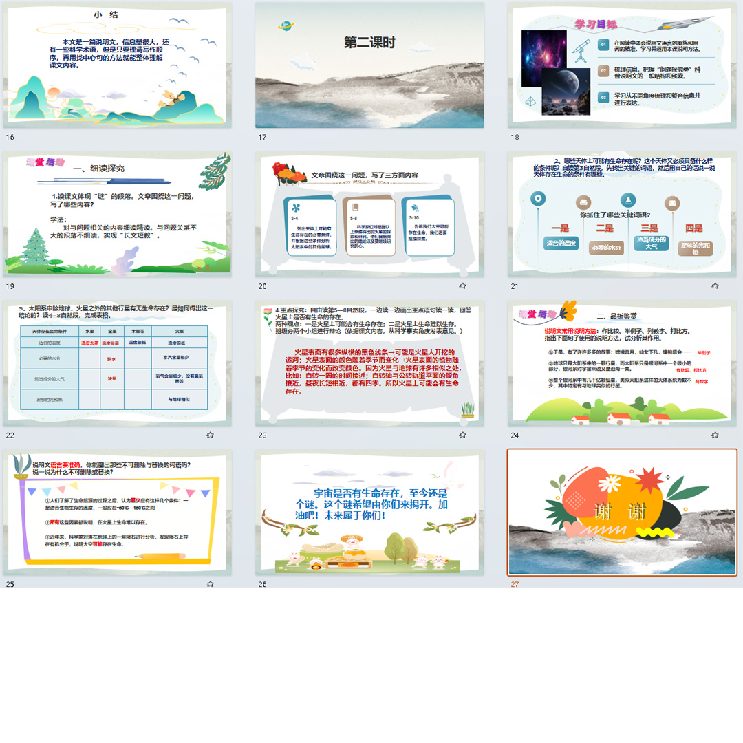 《宇宙生命之谜》PPT课件公开课六年级上册语文第九课教学课件ppt