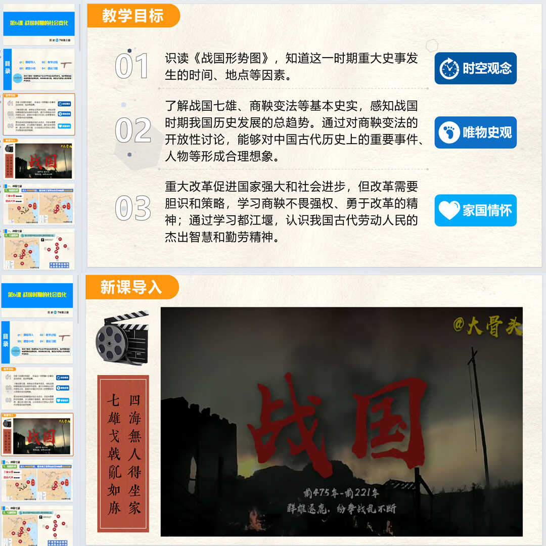 《战国时期的社会变化》PPT课件4套初中七年级上册历史第七课课件