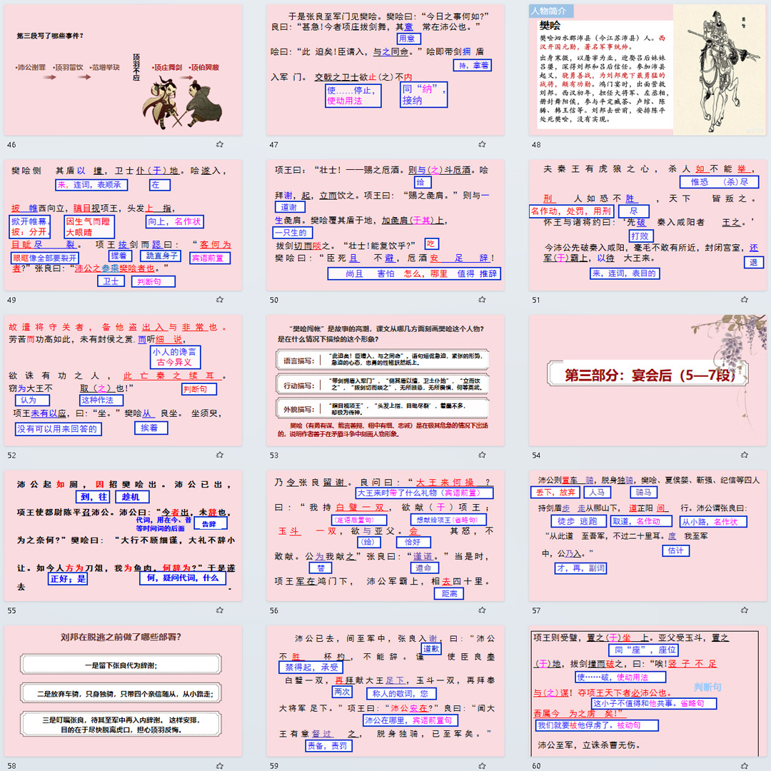 《鸿门宴》PPT课件公开课高一语文必修下册第3课教学课件