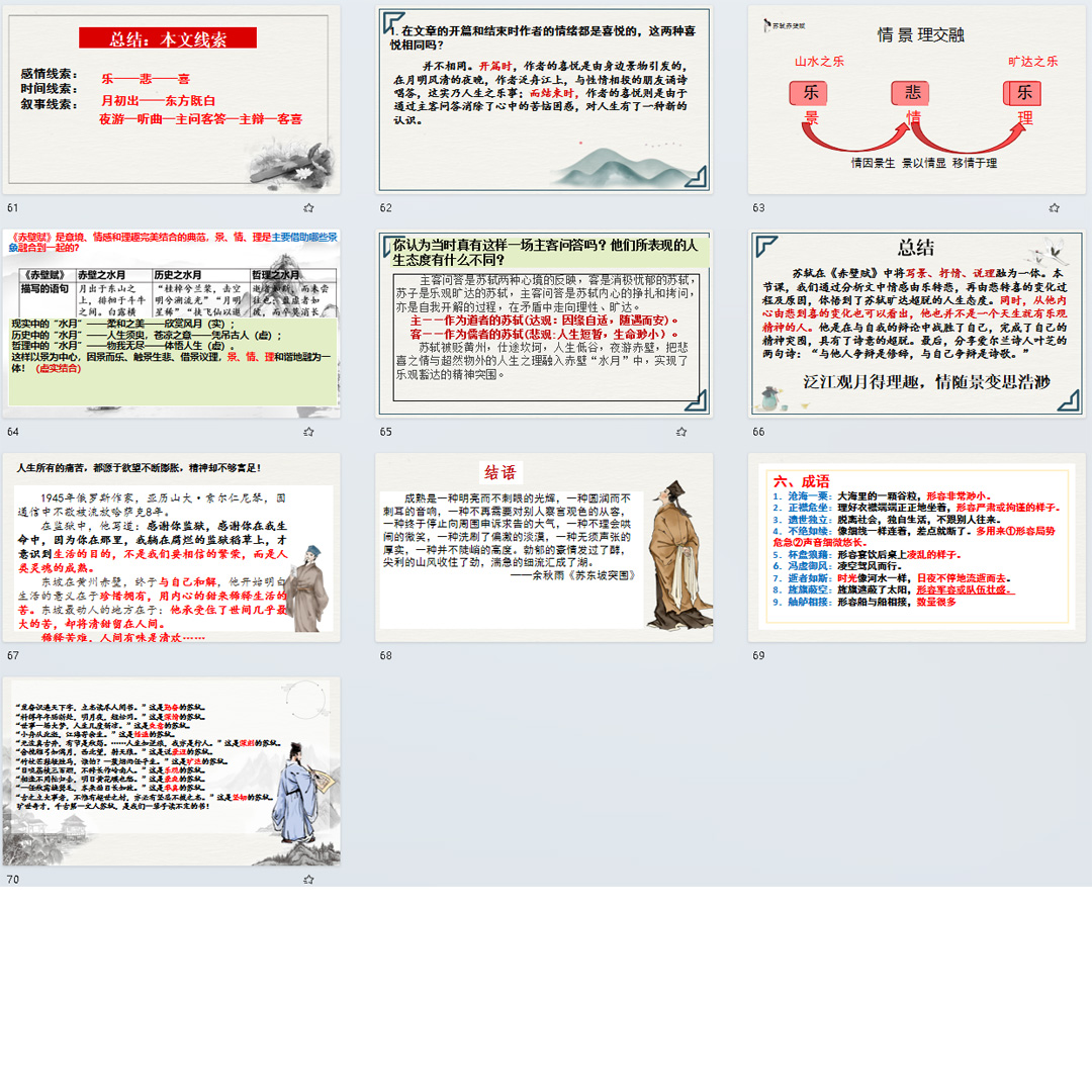 《赤壁赋》PPT课件公开课高一语文上学期必修上册第16课教学课件