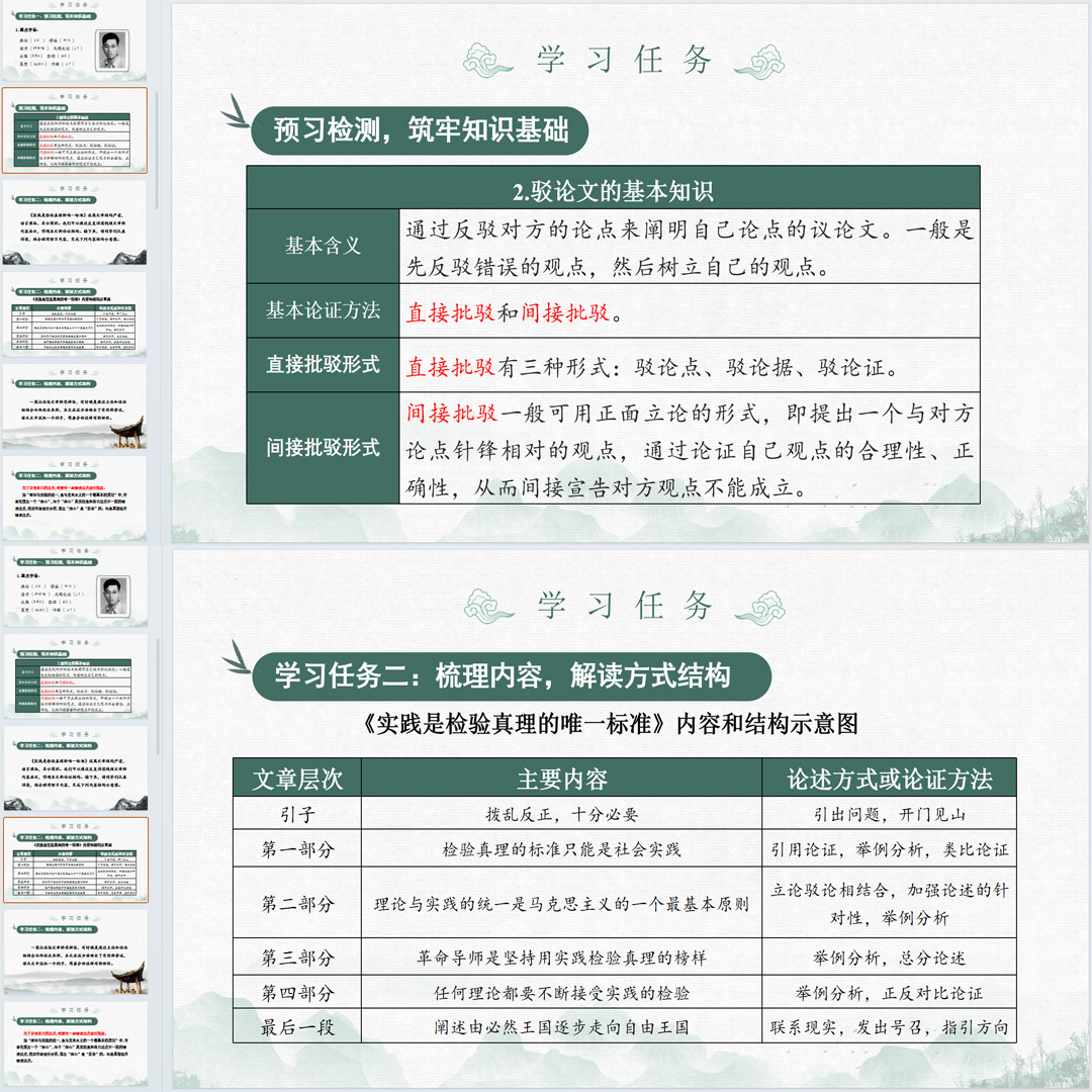 《实践是检验真理的唯一标准》PPT课件8套语文选择性必修中第3课
