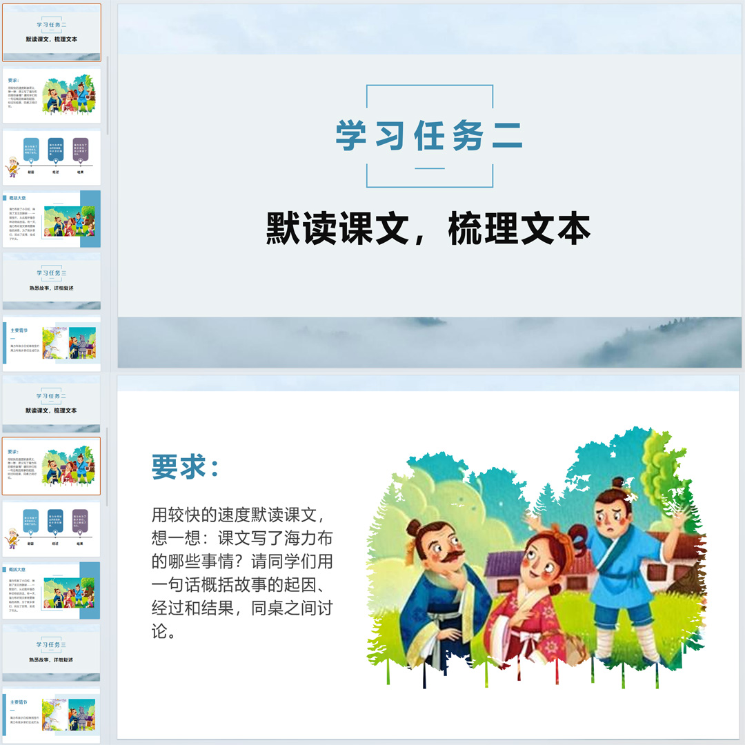 《猎人海力布》PPT课件19套五年级上册语文第九课教学课件ppt