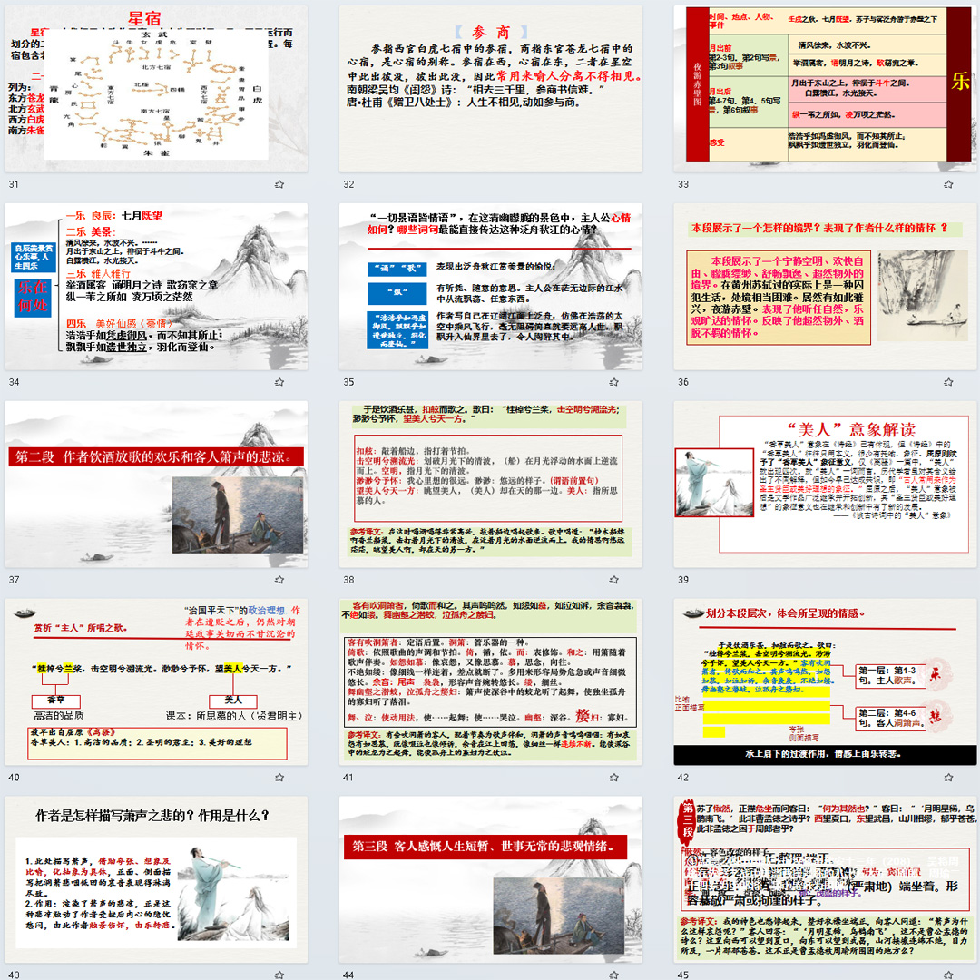 《赤壁赋》PPT课件公开课高一语文上学期必修上册第16课教学课件