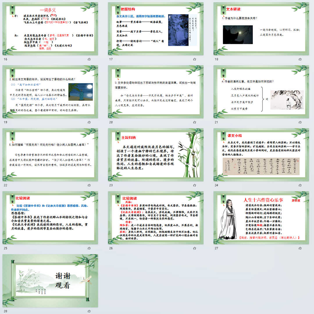 《短文二篇》PPT课件21套初中八年级上册语文第十一课教学课件ppt