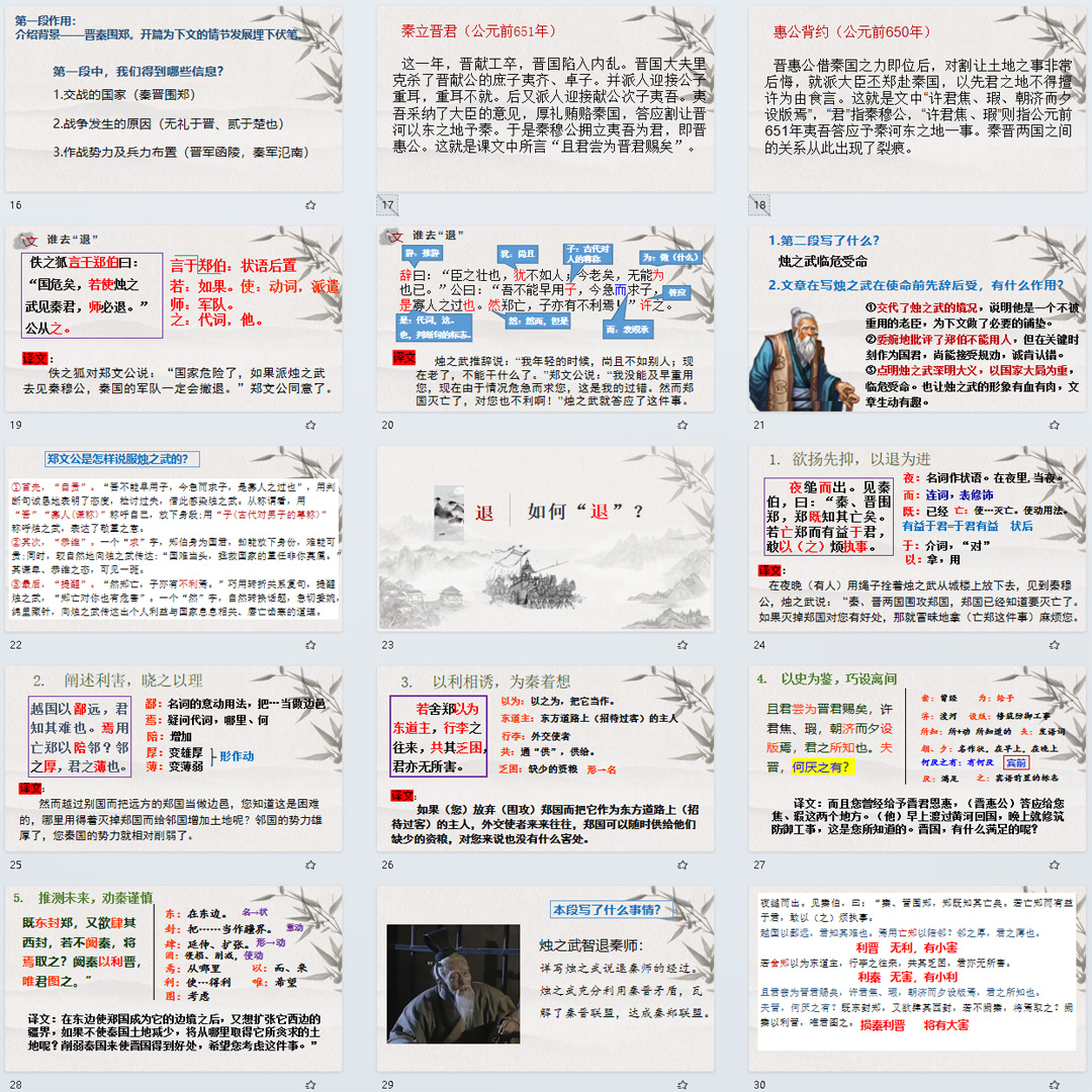 《烛之武退秦师》PPT课件公开课高一语文必修下册第2课教学课件