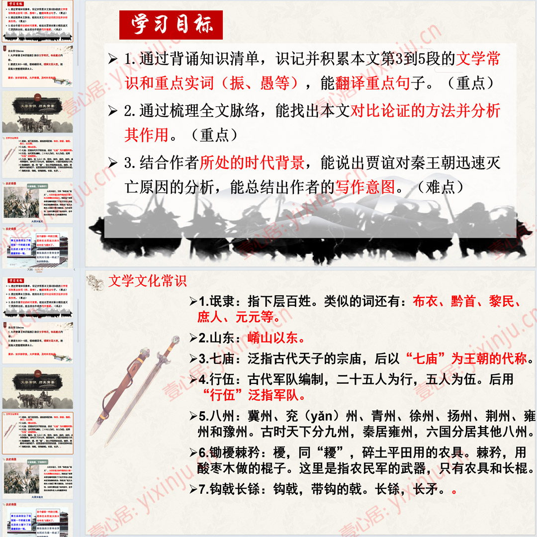 《过秦论》PPT课件优质课高二语文选择性必修中册第11课课堂教学