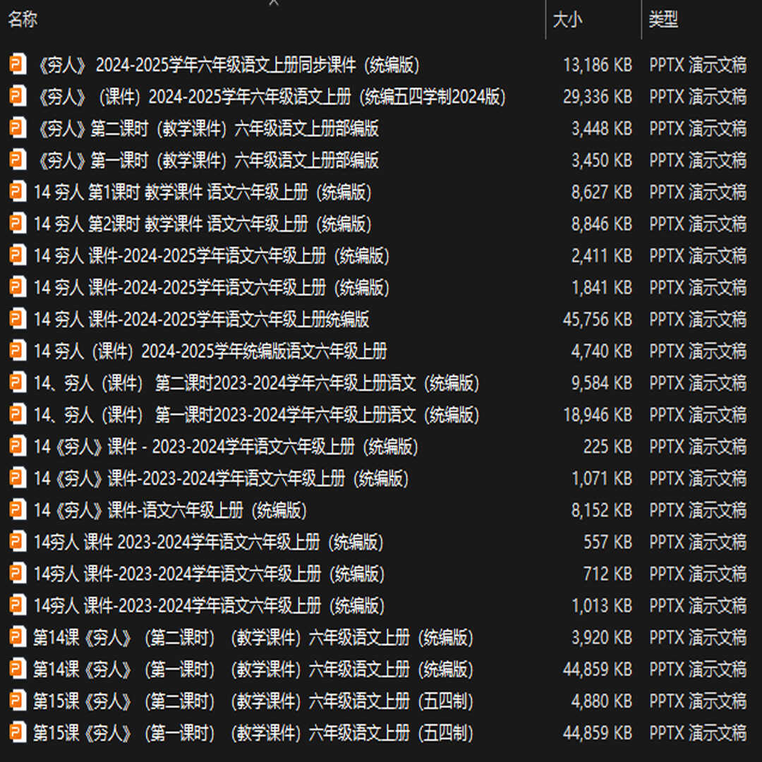 《穷人》PPT课件22套六年级上册语文第十四课教学课件ppt